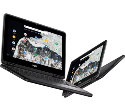 Dell Chromebook 3100 | Intel Celeron Processor | 4GB Ram | 32GB Storage | Playstore Supported | 360 Rotatable | 11.6″ Touch screen Display | Chromebook